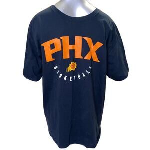 Phoenix Suns Basketball T Shirt Mens L Phx Black Fruit Of Loom